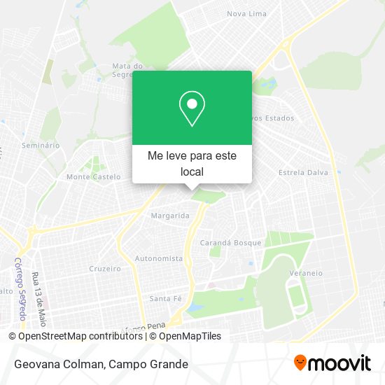 Geovana Colman mapa