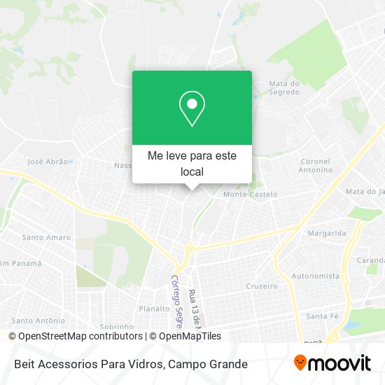 Beit Acessorios Para Vidros mapa