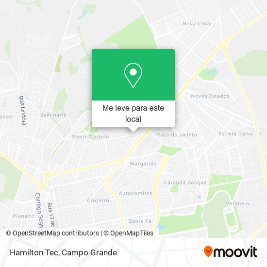 Hamilton Tec mapa