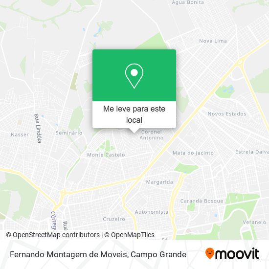 Fernando Montagem de Moveis mapa