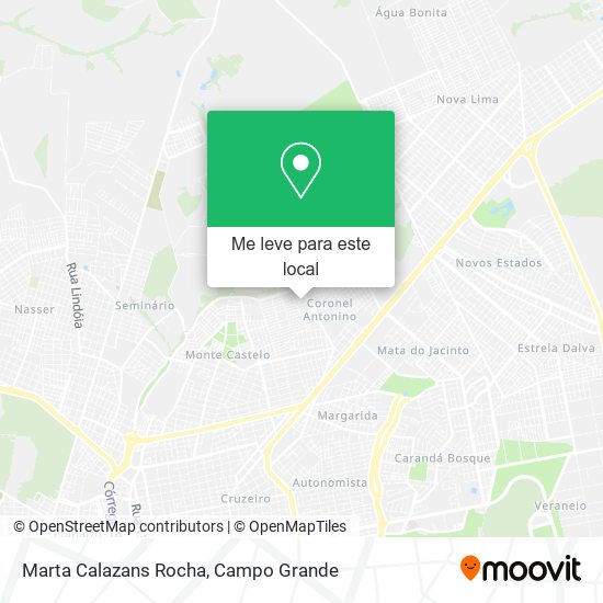 Marta Calazans Rocha mapa