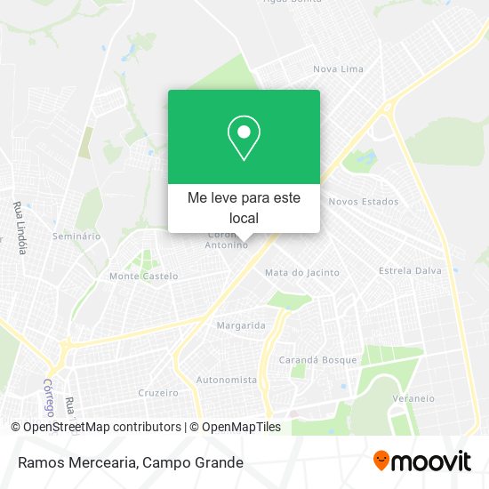 Ramos Mercearia mapa