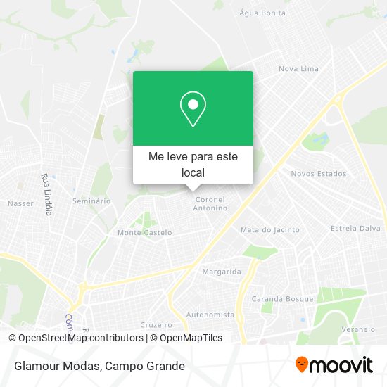 Glamour Modas mapa