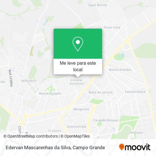 Edervan Mascarenhas da Silva mapa