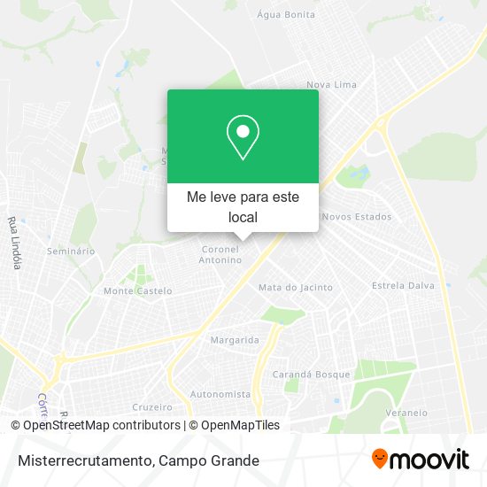 Misterrecrutamento mapa