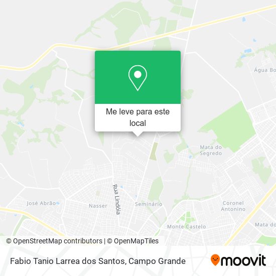 Fabio Tanio Larrea dos Santos mapa