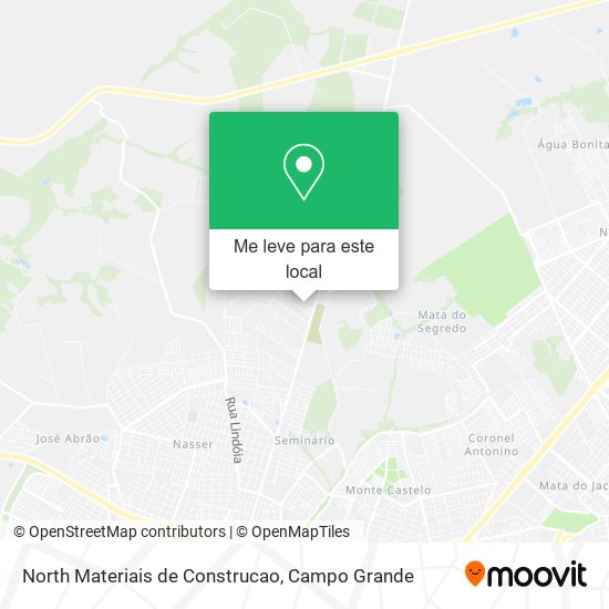 North Materiais de Construcao mapa