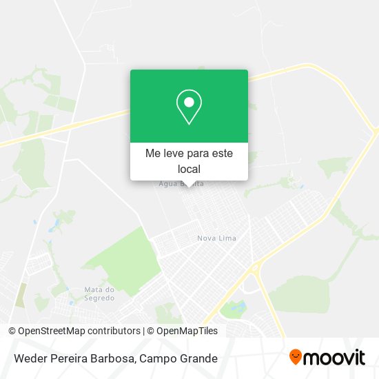 Weder Pereira Barbosa mapa