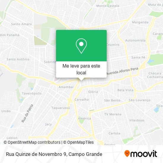 Rua Quinze de Novembro 9 mapa