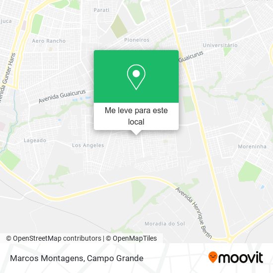 Marcos Montagens mapa