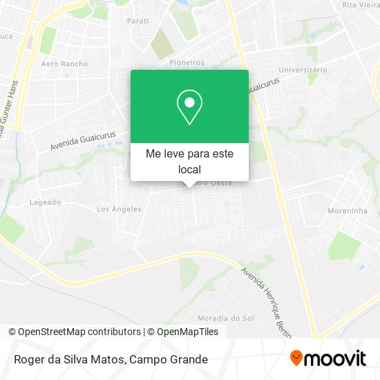 Roger da Silva Matos mapa