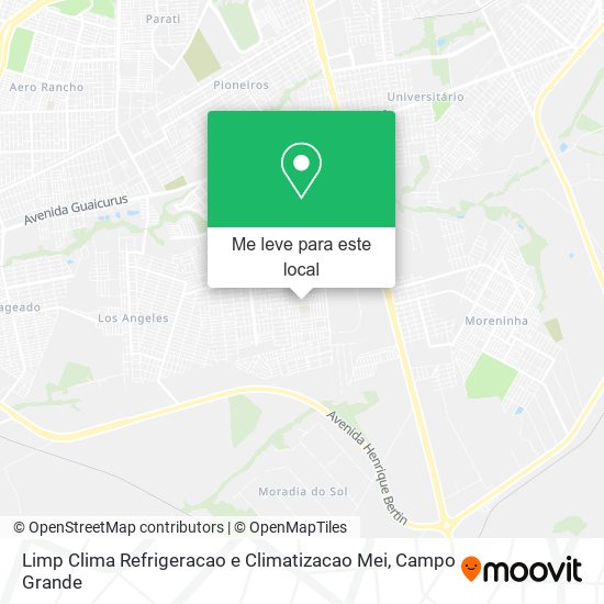 Limp Clima Refrigeracao e Climatizacao Mei mapa