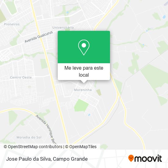 Jose Paulo da Silva mapa