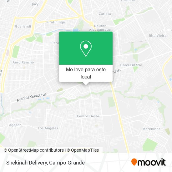 Shekinah Delivery mapa