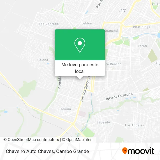 Chaveiro Auto Chaves mapa