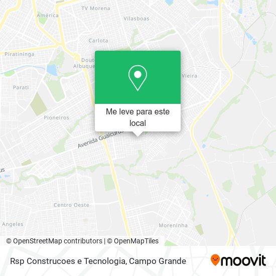 Rsp Construcoes e Tecnologia mapa