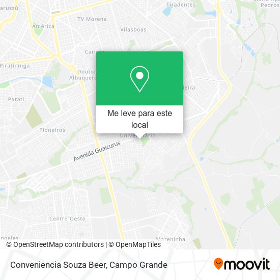 Conveniencia Souza Beer mapa