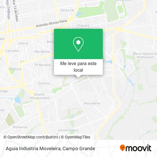 Aguia Industria Moveleira mapa