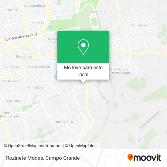 Rozinete Modas mapa