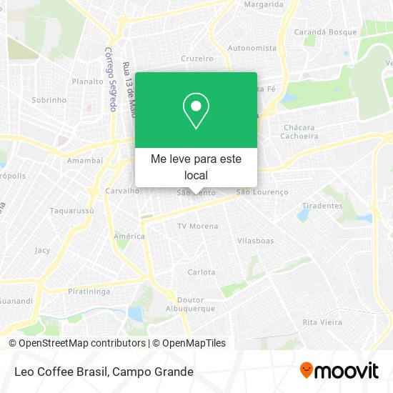 Leo Coffee Brasil mapa