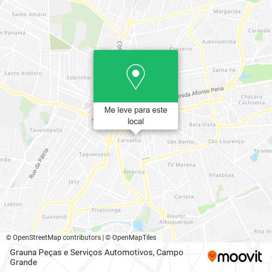 Grauna Peças e Serviços Automotivos mapa