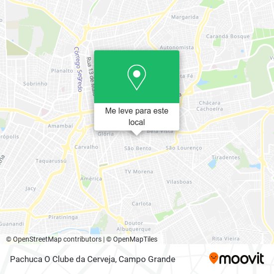 Pachuca O Clube da Cerveja mapa