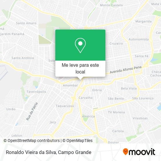 Ronaldo Vieira da Silva mapa