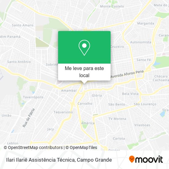 Ilari Ilariê Assistência Técnica mapa