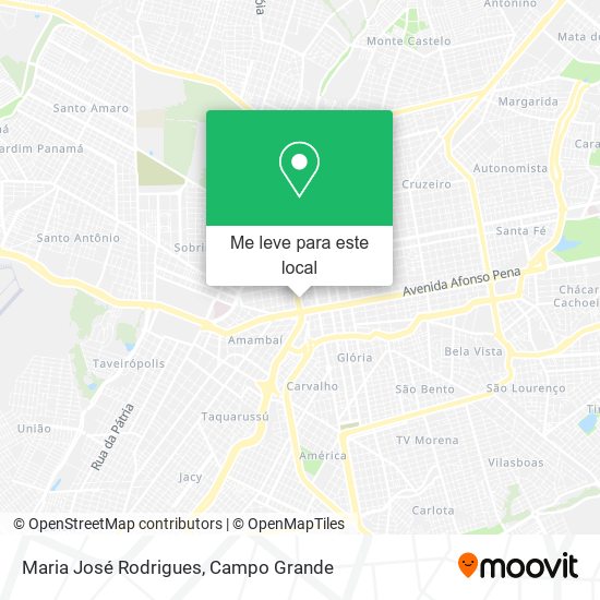 Maria José Rodrigues mapa