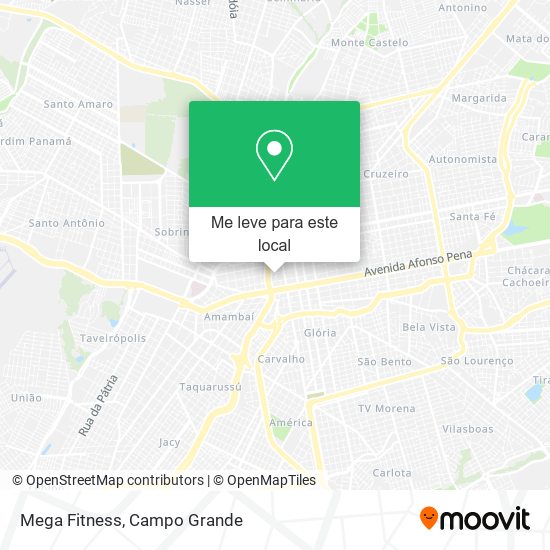 Mega Fitness mapa