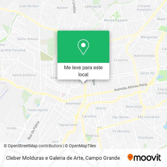 Cleber Molduras e Galeria de Arte mapa