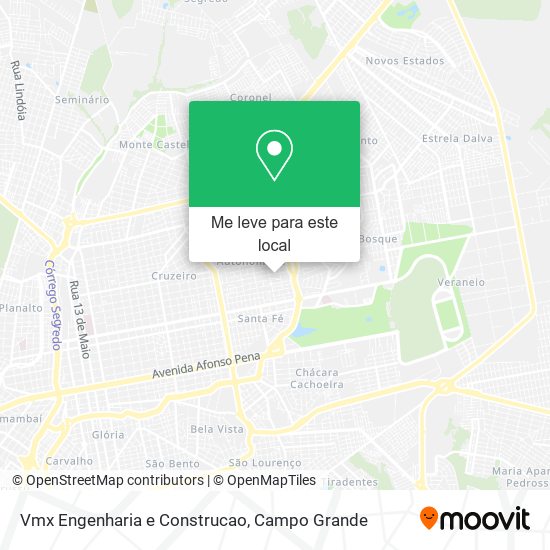 Vmx Engenharia e Construcao mapa