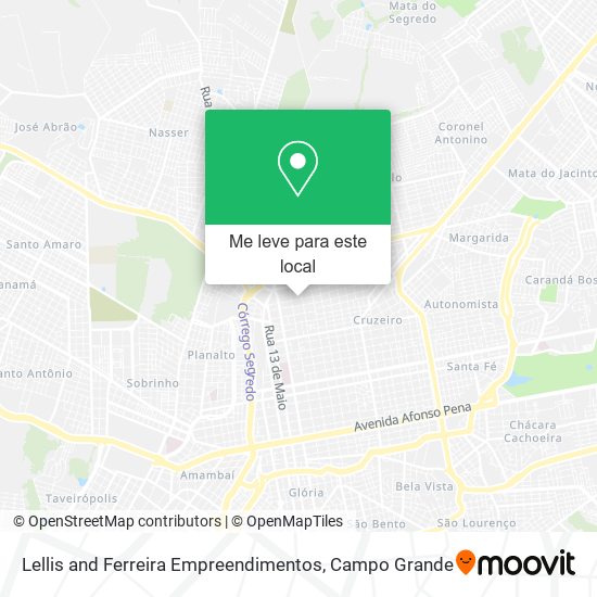 Lellis and Ferreira Empreendimentos mapa