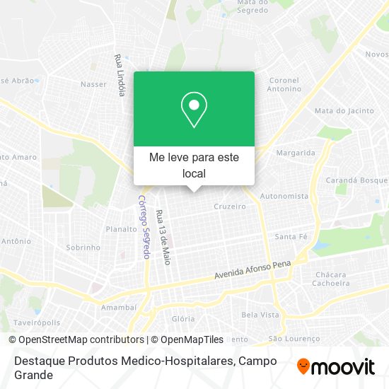 Destaque Produtos Medico-Hospitalares mapa
