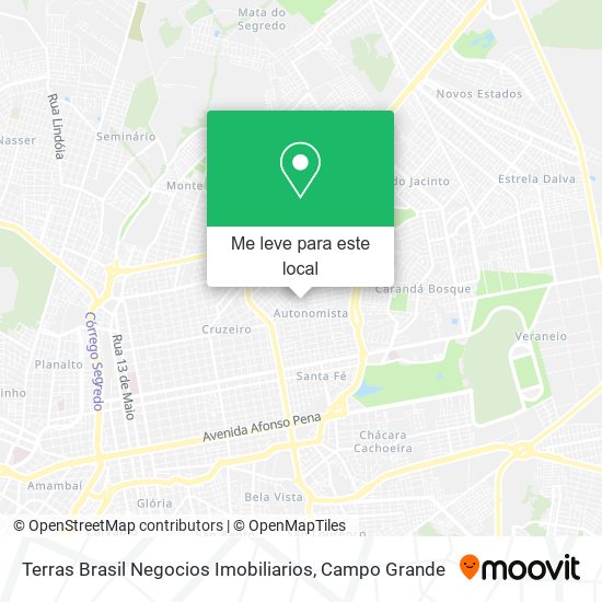 Terras Brasil Negocios Imobiliarios mapa