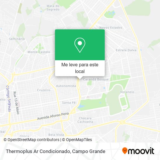 Thermoplus Ar Condicionado mapa