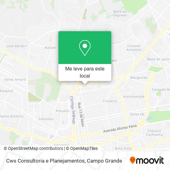 Cws Consultoria e Planejamentos mapa