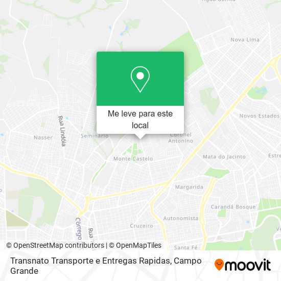 Transnato Transporte e Entregas Rapidas mapa