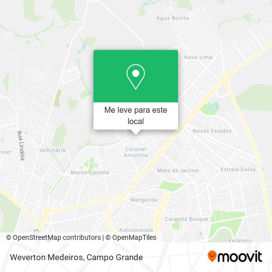 Weverton Medeiros mapa