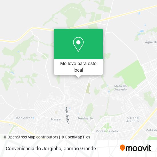 Conveniencia do Jorginho mapa