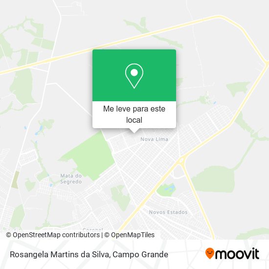 Rosangela Martins da Silva mapa