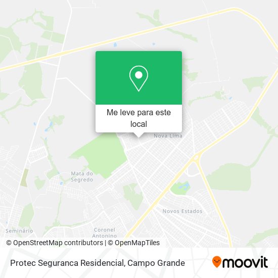 Protec Seguranca Residencial mapa