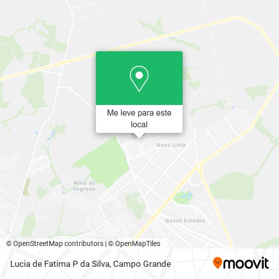 Lucia de Fatima P da Silva mapa