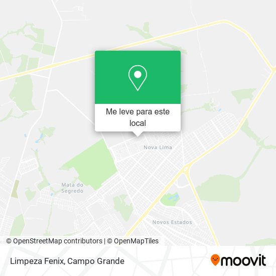 Limpeza Fenix mapa