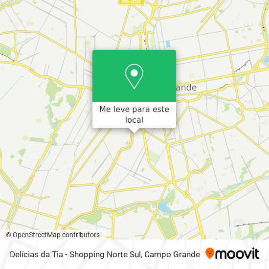 Delícias da Tia - Shopping Norte Sul mapa