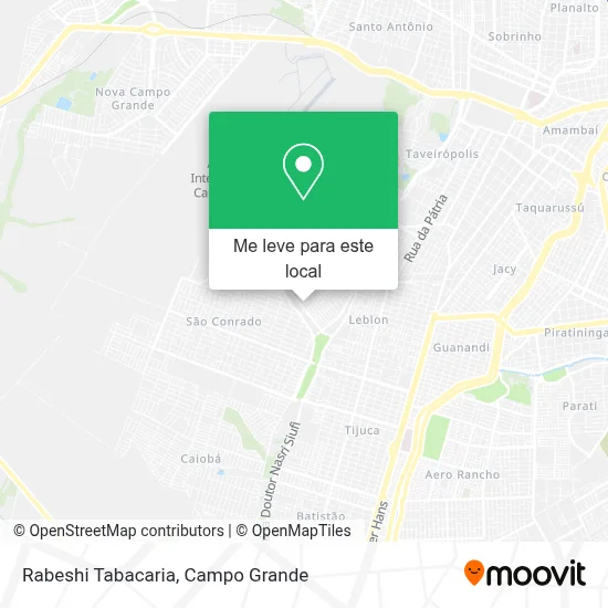Rabeshi Tabacaria mapa