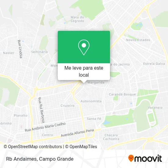 Rb Andaimes mapa