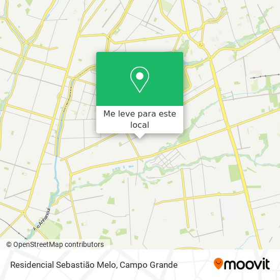 Residencial Sebastião Melo mapa