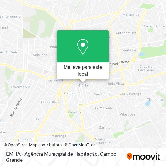 EMHA - Agência Municipal de Habitação mapa