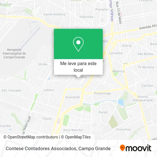 Contese Contadores Associados mapa